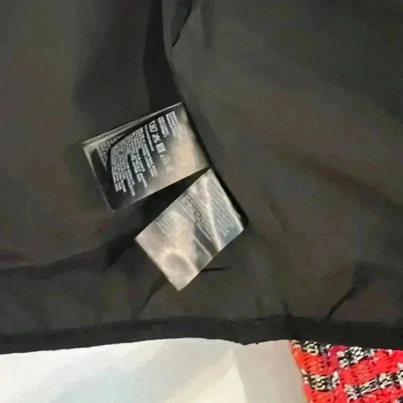 H&M Textured Weaved Jacket SX Holiday Red - Picture 9 of 10